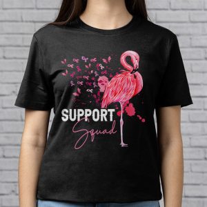 Warrior Support Squad Flamingo Breast Cancer Awareness T Shirt 3 3