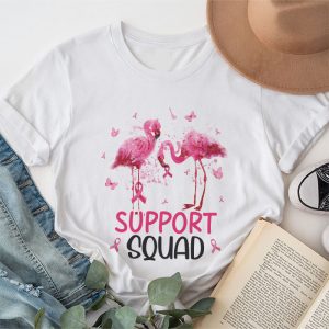 Breast Cancer Shirt Ideas Warrior Support Squad Flamingo Ideal T-Shirt