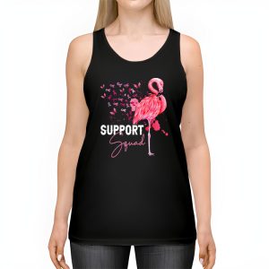 Warrior Support Squad Flamingo Breast Cancer Awareness Tank Top 2 3