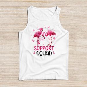 Warrior Support Squad Flamingo Breast Cancer Awareness Tank Top