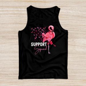 Warrior Support Squad Flamingo Breast Cancer Awareness Tank Top