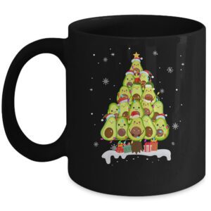 Avocado Tree Christmas Light Funny Christmas Vegans Gifts Mug