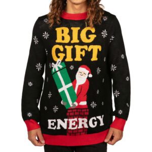 Big Gift Energy Ugly Christmas Sweater