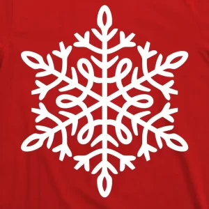 Big Snowflakes Christmas T Shirt 3