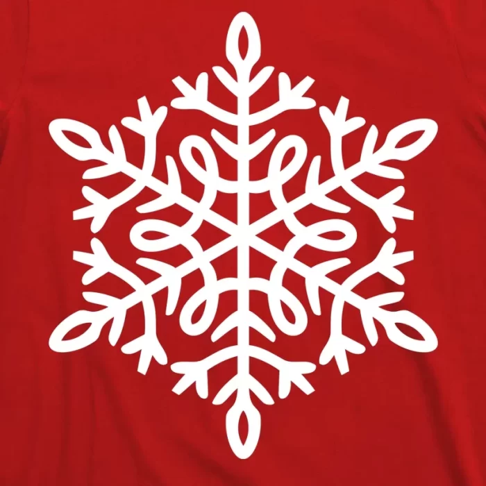 Big Snowflakes Christmas T Shirt 3