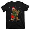 Bigfoot Christmas Holiday Festive T-Shirt