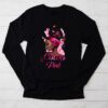 Breast Cancer In October We Wear Pink African American Women Longsleeve Tee