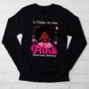 Breast Cancer In October We Wear Pink African American Women Longsleeve Tee