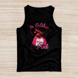 Breast Cancer In October We Wear Pink Ribbon Breast Cancer Tank Top