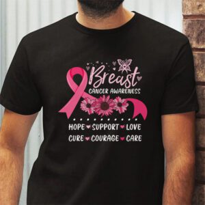 Breast Cancer Support Pink Ribbon Breast Cancer Awareness T Shirt 2 3