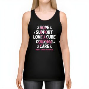 Breast Cancer Support Pink Ribbon Breast Cancer Awareness Tank Top 2 1