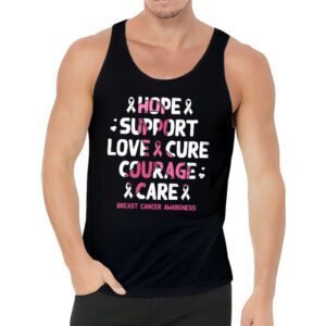 Breast Cancer Support Pink Ribbon Breast Cancer Awareness Tank Top 3 1