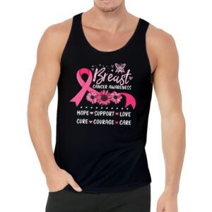 Breast Cancer Support Pink Ribbon Breast Cancer Awareness Tank Top 3 3