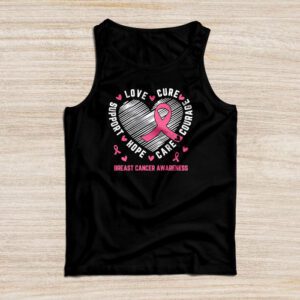 Breast Cancer Support Pink Ribbon Breast Cancer Awareness Tank Top