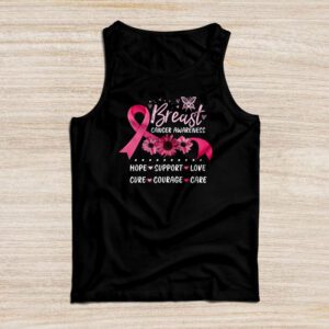 Breast Cancer Support Pink Ribbon Breast Cancer Awareness Tank Top