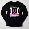 By The Grace God Im A Survivor Breast Cancer Survivor Longsleeve Tee