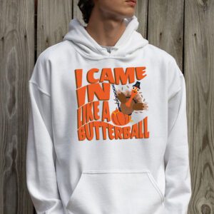 Came In Like A Butterball Funny Thanksgiving Men Women Kids Hoodie 2 2