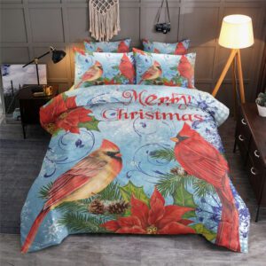 Cardinals Merry Christmas HMT Bedding Sets