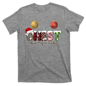 Chest Holiday Festive Christmas T-Shirt