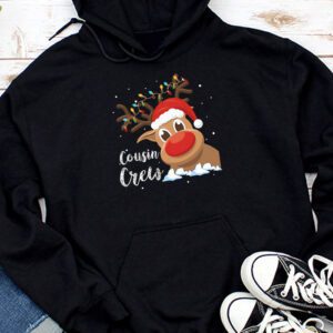 Funny Christmas Shirts Christmas Cousin Crew Reindeer Santa Hoodie