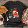 Christmas Cousin Crew Reindeer Santa hat Lights Kids Teens Longsleeve Tee
