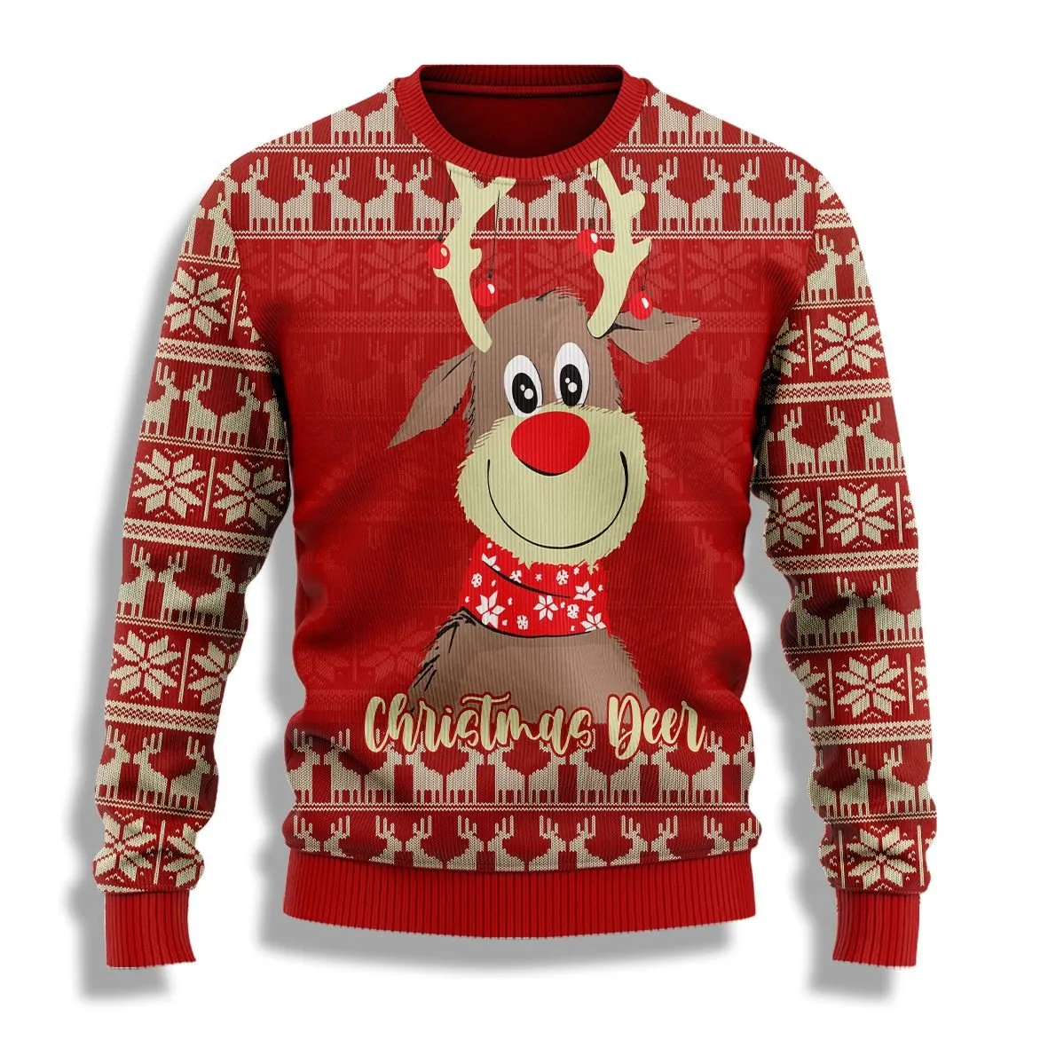 Christmas Deer Ugly Sweaters