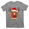 Christmas Football Reindeer T-Shirt