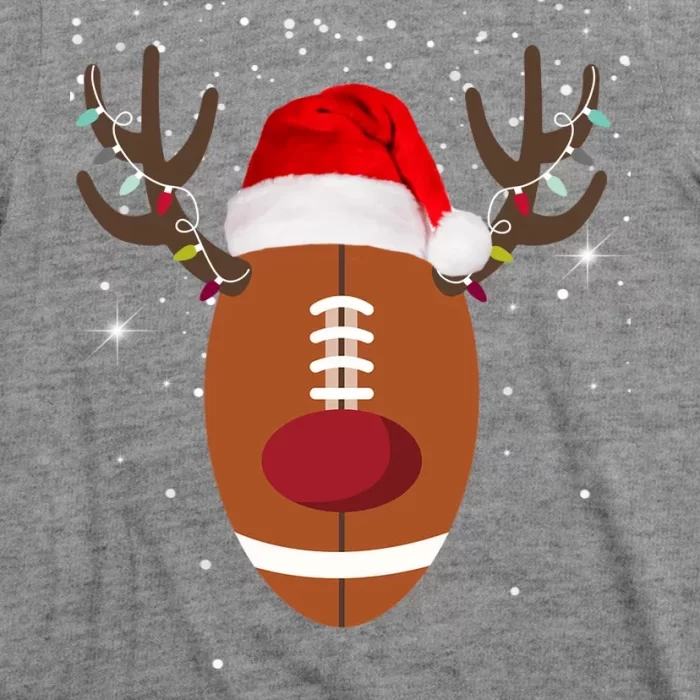 Christmas Football Reindeer T Shirt 3