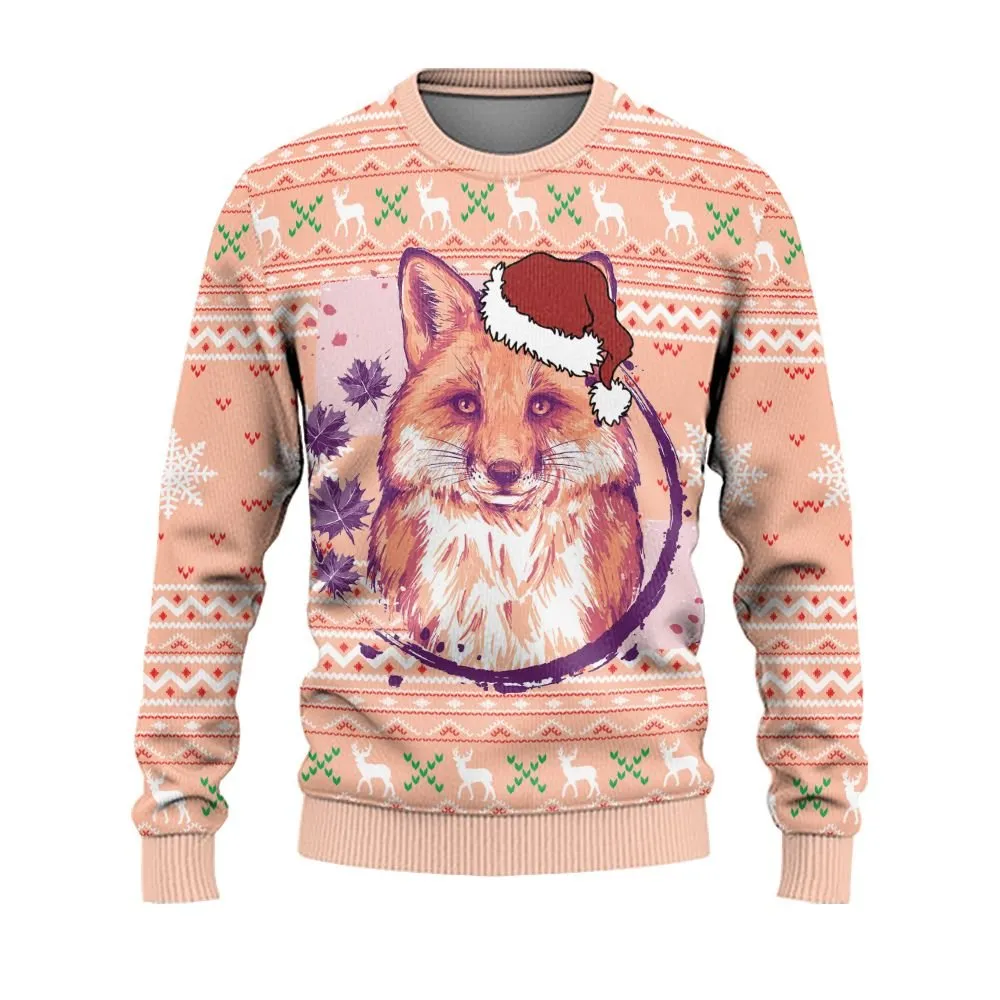 Christmas Fox Ugly Sweaters