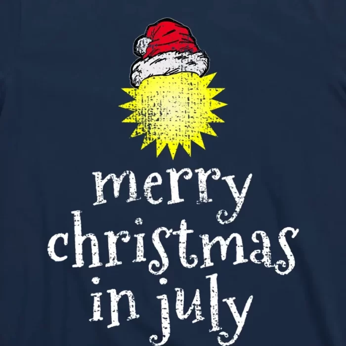Christmas In July Merry Christmas Funny T Shirt 3