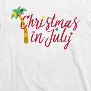 Christmas In July Palm Tree T Shirt 3