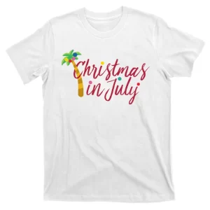 Christmas In July Palm Tree T-Shirt