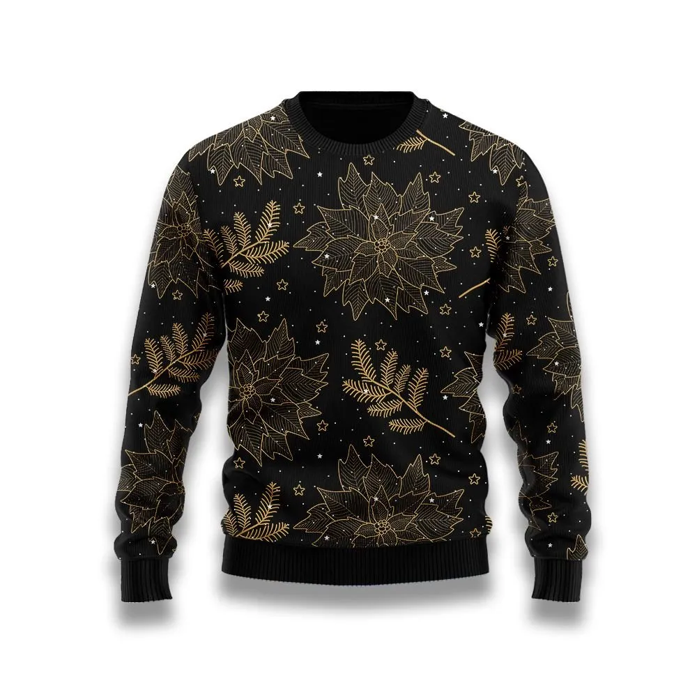 Christmas Leaves Ugly Sweaters