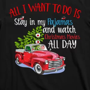 Christmas Movies And Pajamas T Shirt 3