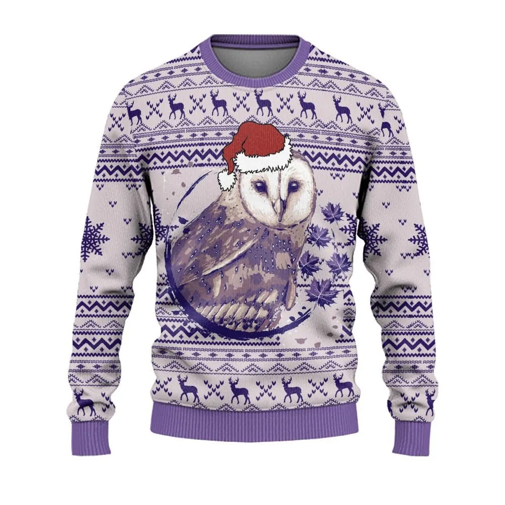 Christmas Owl Ugly Sweaters
