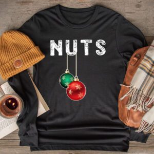 Funny Christmas Shirt Matching Couple Family Chestnuts Longsleeve Tee