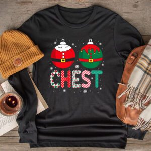 Christmas T Shirt Matching Couple Family Chestnuts Longsleeve Tee 2