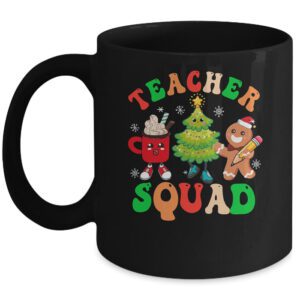 Christmas Teacher Squad Retro Groovy Xmas Teacher Women Mug