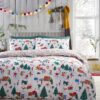 Christmas Together Festive Duvet Cover Set Multicolour