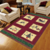 Christmas Tree Printing Floor Mat Carpet