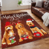Christmas Tree Printing Floor Mat Carpet