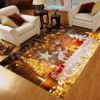 Christmas Tree Printing Floor Mat Carpet