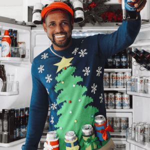 Christmas Tree With Beer Holsters Ugly Christmas Sweater