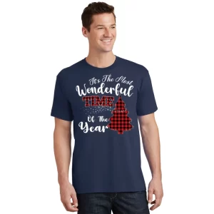Christmas Trees Its The Most Wonderful Time Of The Year T Shirt 1