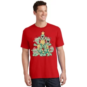 Christmas Turtles Holiday Tree T Shirt 1