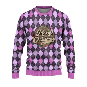 Christmas Ugly Sweater Christmas Tartan Ugly Sweaters