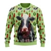 Christmas Ugly Sweater Cow Likes Christmas Ugly Sweaters