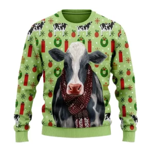 Christmas Ugly Sweater Cow Likes Christmas Ugly Sweaters