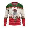 Christmas Ugly Sweater Cute Christmas Pug Dog Ugly Sweaters