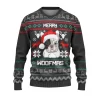 Christmas Ugly Sweater Merry Woof Mas Ugly Sweaters